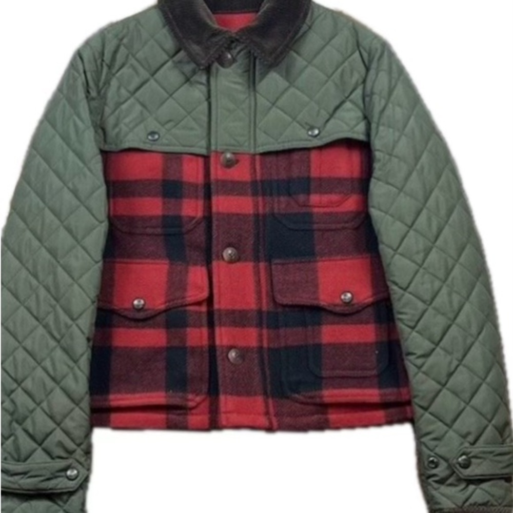 Polo Ralph Lauren Women's Quilted Mackinaw Plaid Hunting Field Jacket